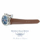 Patek Philippe White Gold Annual Calendar Chronograph Blue Dial 40.5mm 5960/01g-001 1AQVF6 - Beverly hills Watch Company