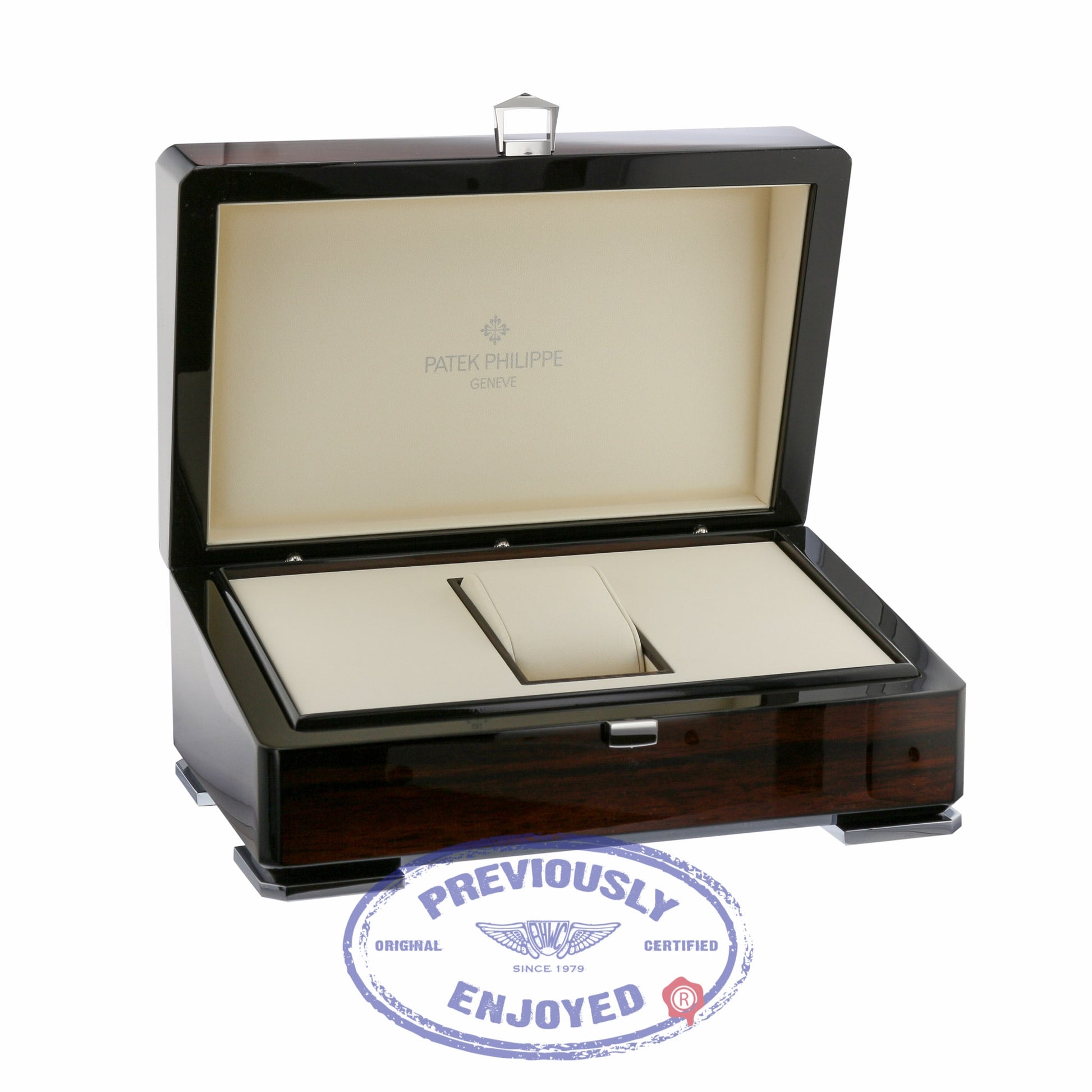 Patek Philippe Annual Chronograph Platinum Case Blue Dial 42mm 5905P-001 41K56Y - Beverly Hills Watch