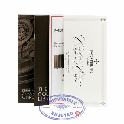 Patek Philippe Annual Chronograph Platinum Case Blue Dial 42mm 5905P-001 41K56Y - Beverly Hills Watch