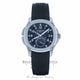 Patek Philippe Aquanaut Travel Time 40MM Stainless Steel Black Dial Black Rubber Strap 5164A-001 FH1Q4E - Beverly Hills Watch Company