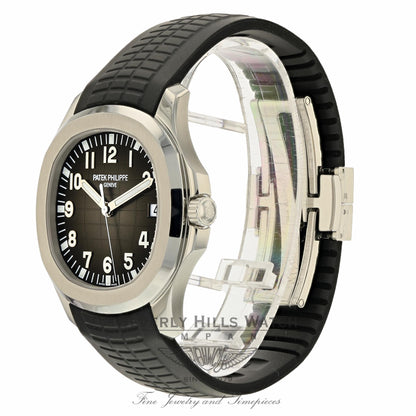 Patek Philippe Aquanaut Automatic Black Dial Stainless Steel 5167A/001 1X3E2H - Beverly Hills Watch