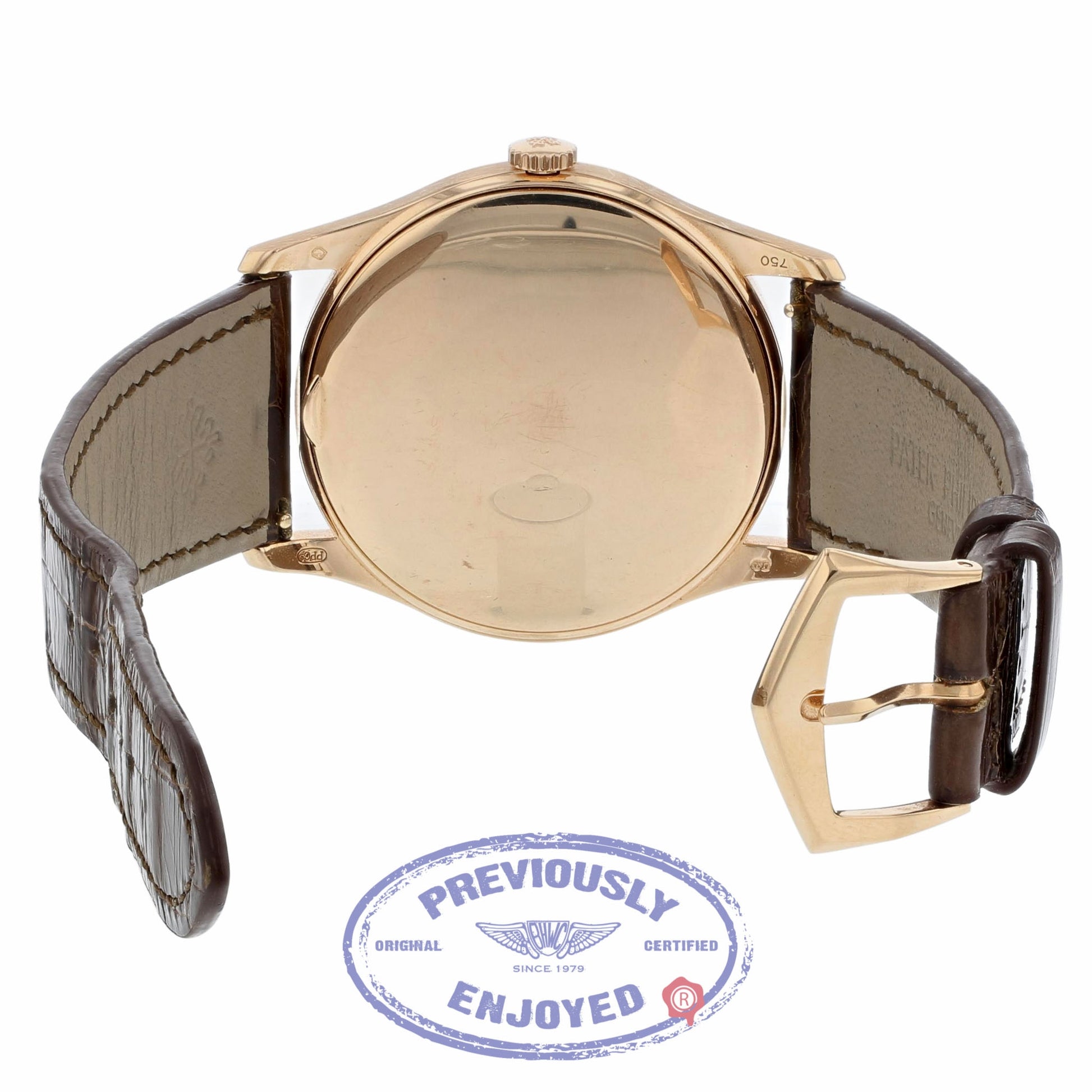 Patek Philippe Calatrava Opaline Dial 18K Rose Gold 5196R-001 6D9CLV - Beverly Hills Watch