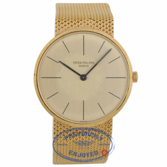 Patek Philippe Calatrava Vintage 18kt Gold Hand Wound 3513/5 - Beverly Hills Watch Company