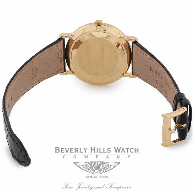 Patek Philippe Calatrava Hobnail 34mm 18k Yellow Gold 3919J W92ZXR - Beverly Hills Watch Company Watch Store