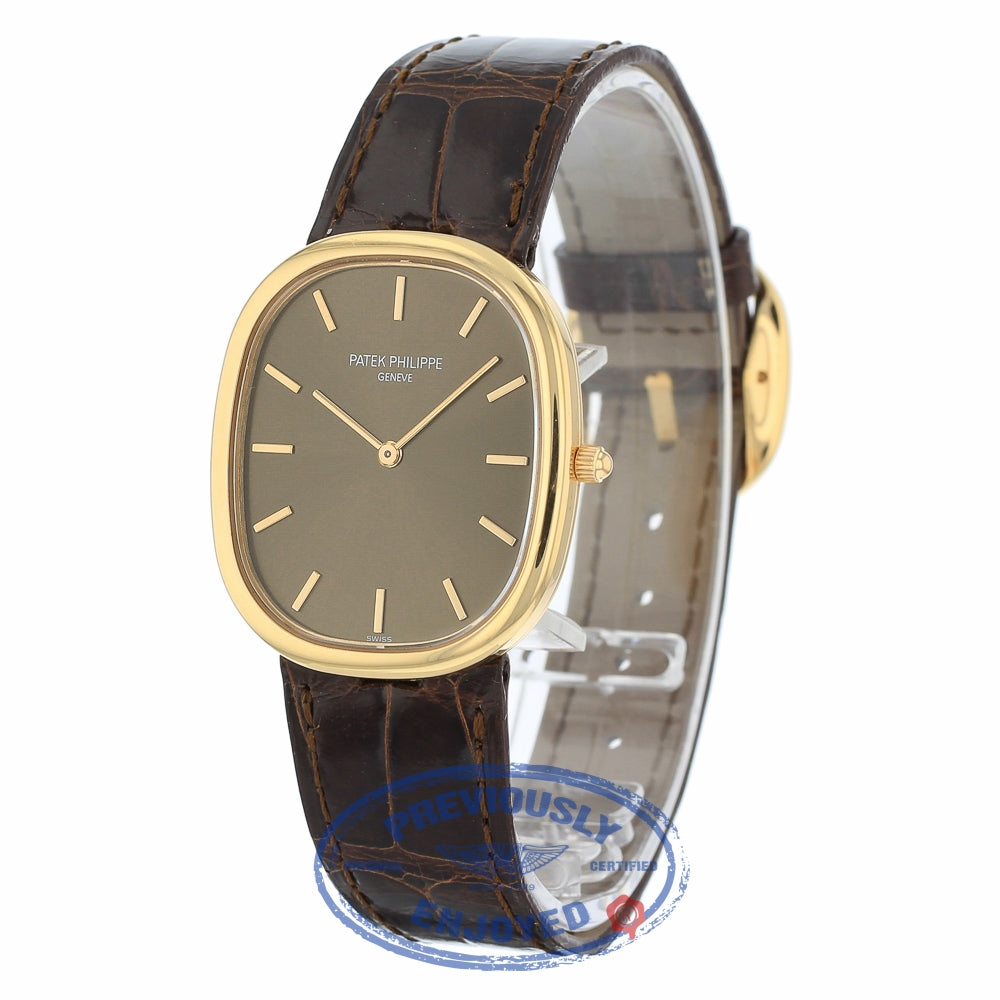 Patek Philippe Ellipse 18K Rose Gold Chocolate Dial 3738/100R-001 Z9YP06 - Beverly Hills Watch Company