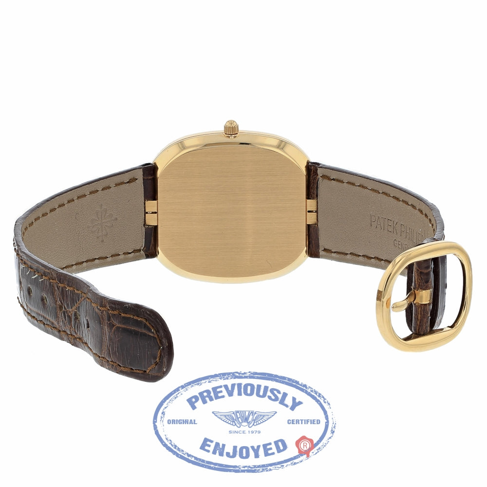 Patek Philippe Ellipse 18K Rose Gold Chocolate Dial 3738/100R-001 Z9YP06 - Beverly Hills Watch Company