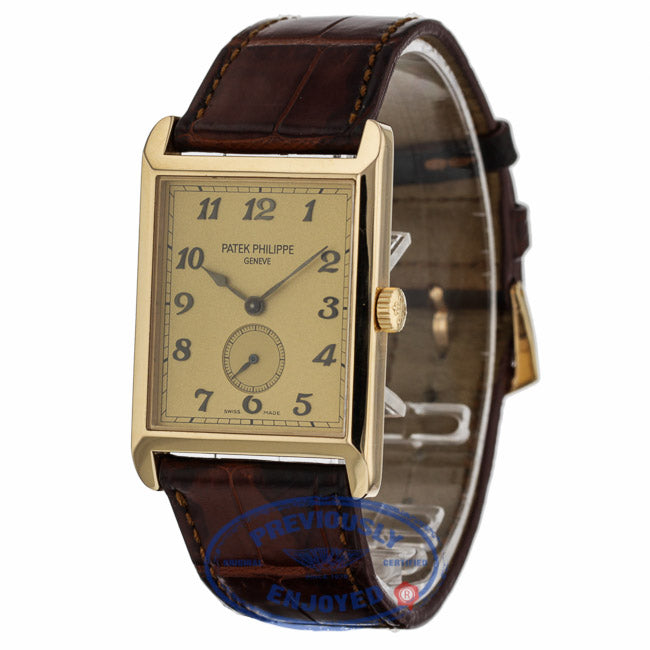 Patek Philippe Gondola Rose Gold Brown Crocodile Strap 5109R-001 W1P2VD - Beverly Hills Watch Company