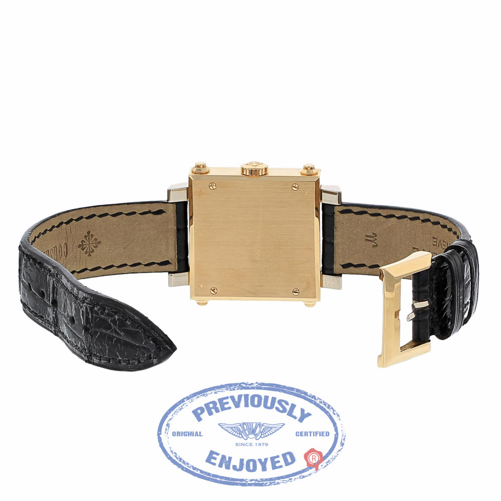 Patek Philippe Gondolo Flip Lid Mechanical 18k Rose Gold 5099RG FFEA40 - Beverly Hills Watch