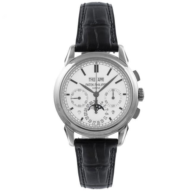 Patek Philippe Perpetual Calendar Chronograph White Gold 5270G-001 - Beverly Hills Watch Company