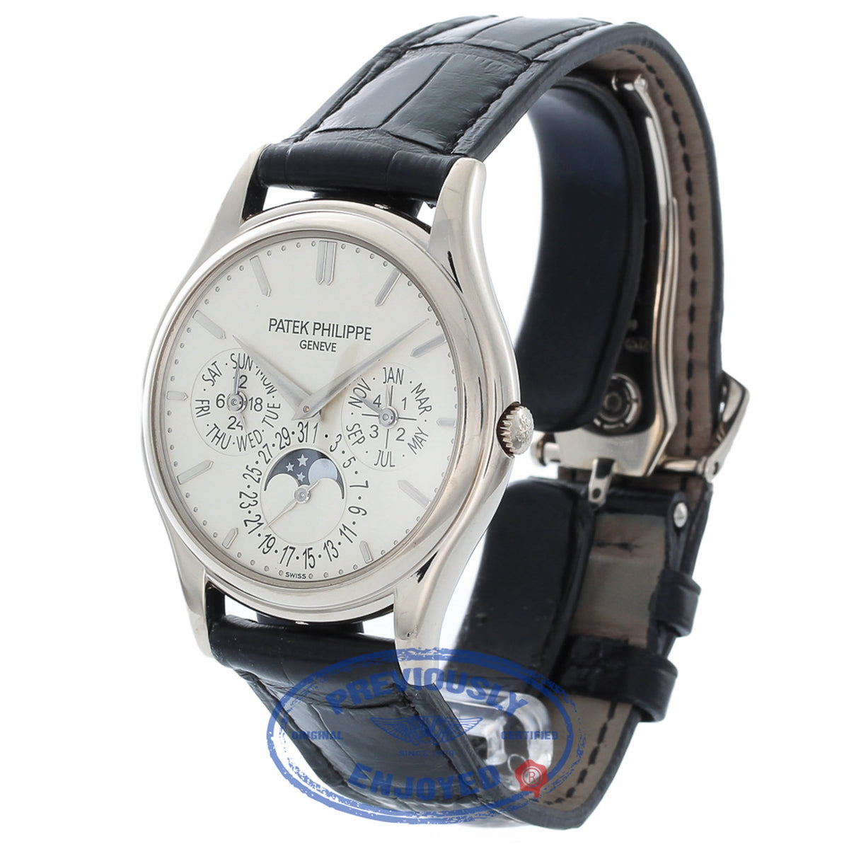 Patek Philippe Grand Complications Perpetual Calendar 37mm 5140g-001 V4URPV - Beverly Hills Watch