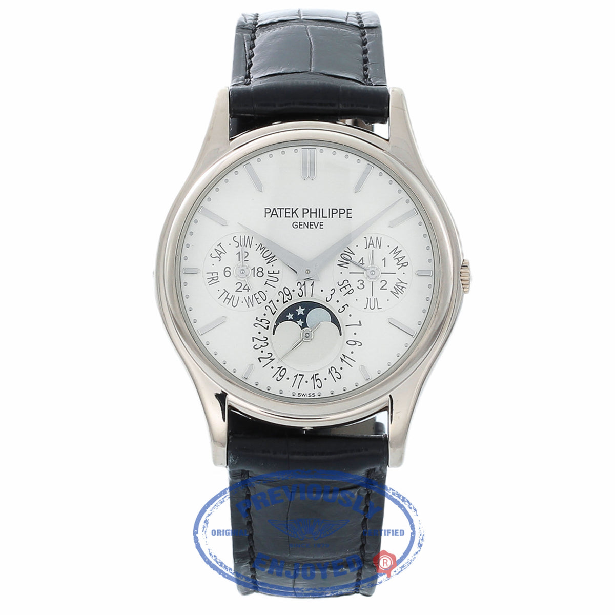Patek Philippe Grand Complications Perpetual Calendar 37mm 5140g-001 V4URPV - Beverly Hills Watch