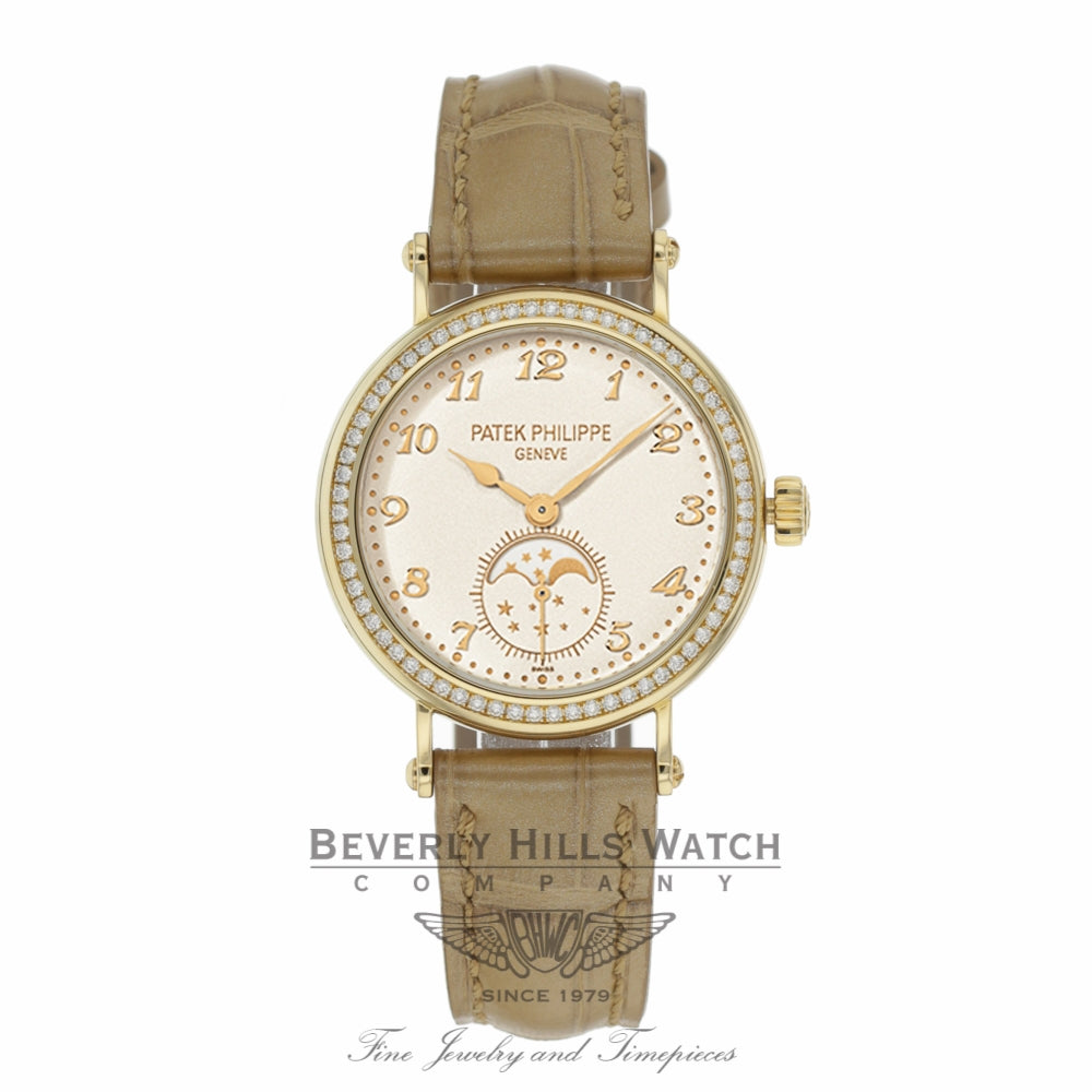 Patek Philippe Lady's 33mm 18k Yellow Gold Cream Colored Dial 7121J-001 CKRAU8 - Beverly Hills Watch