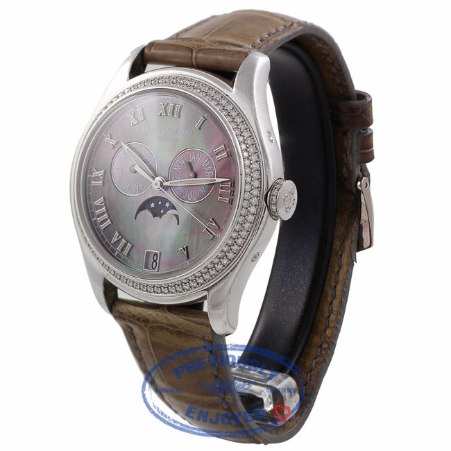 Patek Philippe Ladies 38mm Complications Annual Calendar 4948G-001 W5NM61 - Beverly Hills Watch Company