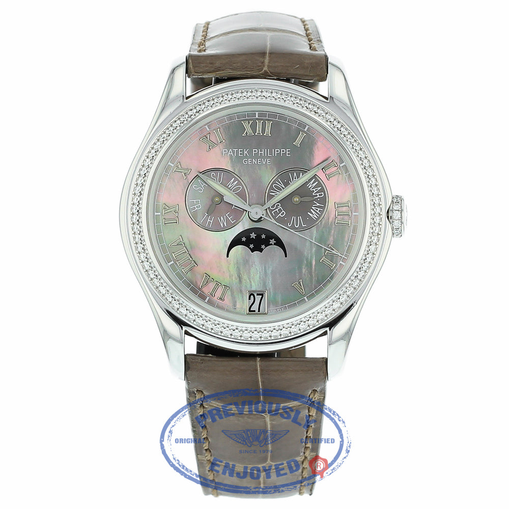 Patek Philippe Ladies 38mm Complications Annual Calendar 4936G-001 W5NM61 - Beverly Hills Watch Company