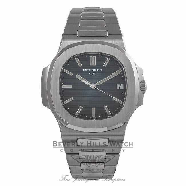 Patek Philippe Nautilus 43MM Stainless Steel Automatic Blue Dial 5711/1A-010 MQTL5E - Beverly Hills Watch Company Watch Store