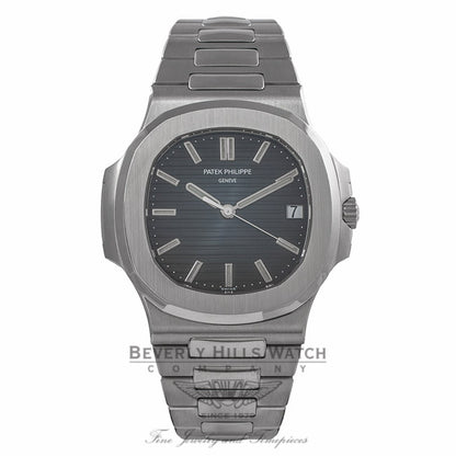 Patek Philippe Nautilus 43MM Stainless Steel Automatic Blue Dial 5711/1A-010 MQTL5E - Beverly Hills Watch Company Watch Store