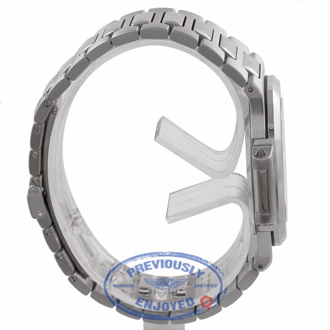 Patek Philippe 3710 Nautilus Stainless Steel Power Reserve Black Dial Automatic Watch 3710/1A-001 - QVPQ3N - Beverly Hills Watch Company Watch Store