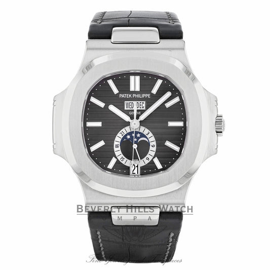Patek Philippe Nautilus Annual Calendar Moon Phases 5726A/001 - Beverly Hills Watch Company