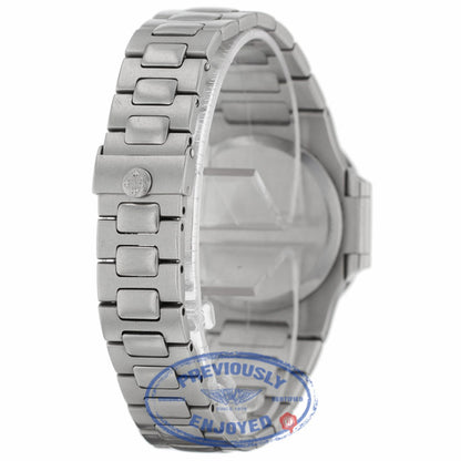 Patek Philippe Nautilus 37mm Stainless Steel Automatic Blue Dial 3800/001 R80Q1Y - Beverly Hills Watch Company