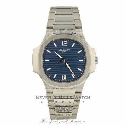 Patek Philippe Nautilus Ladies Stainless Steel Blue Dial 7118-1a-001 ZWU6U1 - Beverly Hills Watch Company