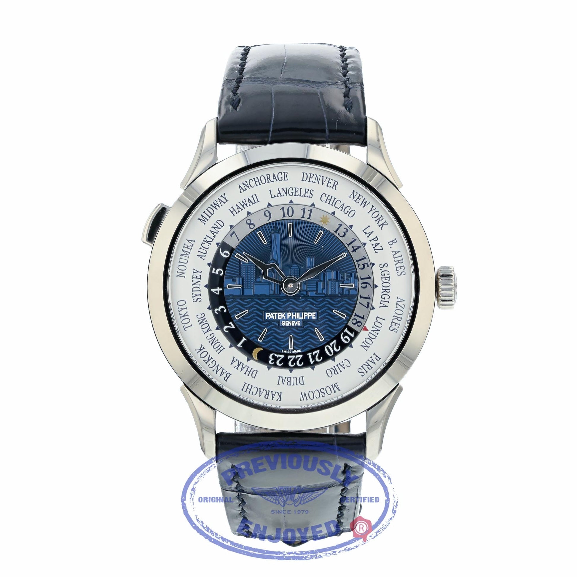 Patek Philippe World Time New York Limited Edition White Gold 5230G-010 0ECJV0