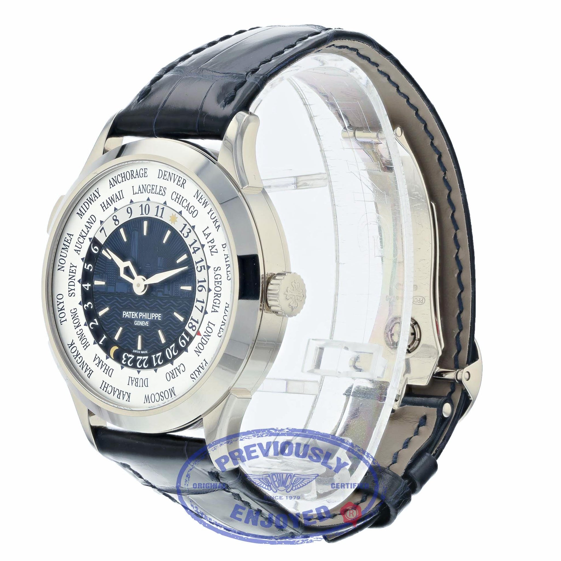 Patek Philippe World Time New York Limited Edition White Gold 5230G-010 0ECJV0