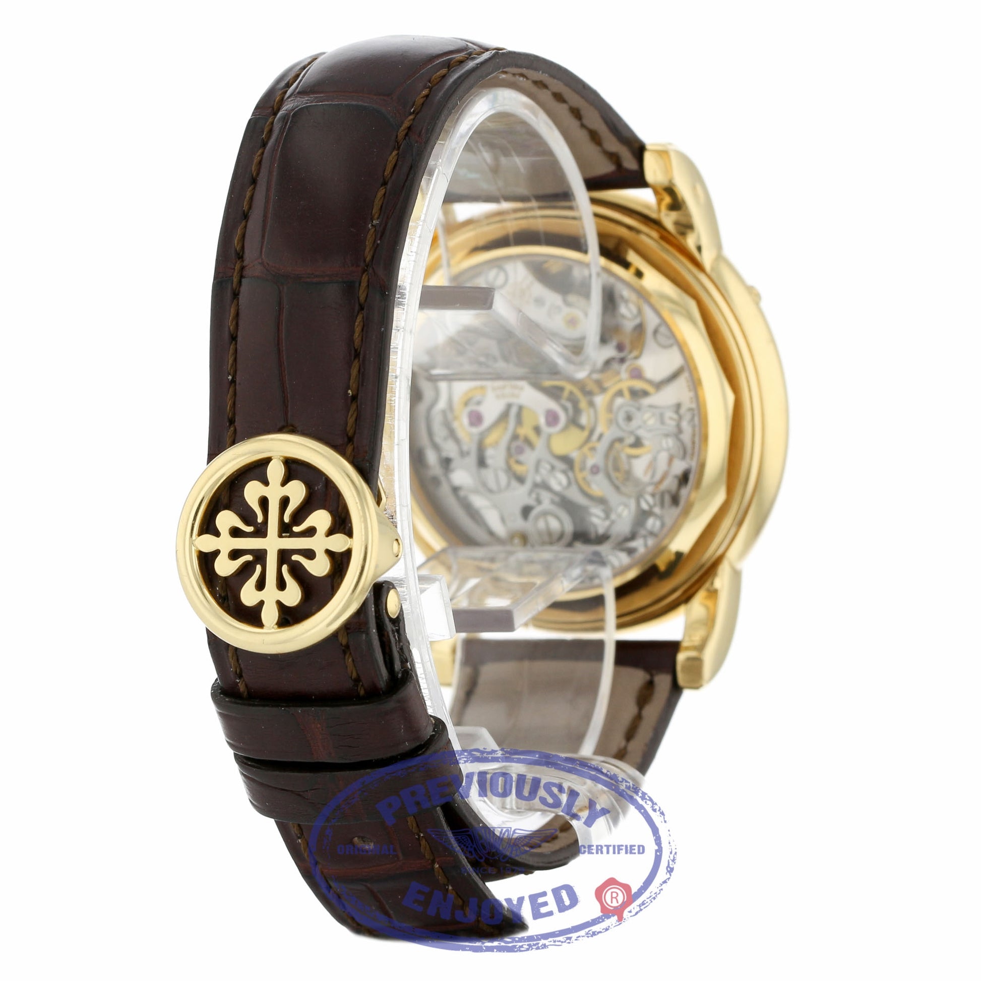 Patek Philippe Perpetual Chronograph Yellow Gold 36mm Case 3970E YA0CEL - Beverly Hills Watch