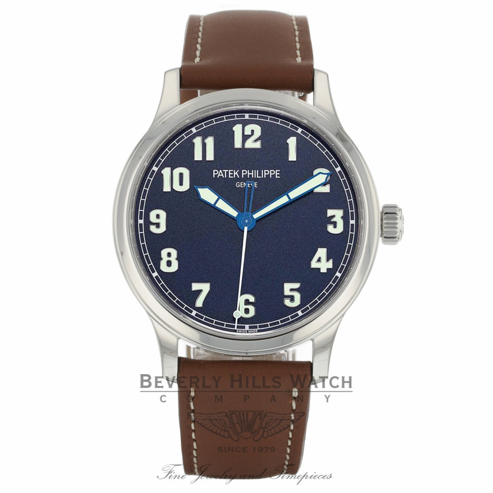 Patek Philippe 42mm Pilots Navy Blue Dial Limited Edition Stainless Steel 5522A-001 EXXWP2 - Beverly Hills Watch