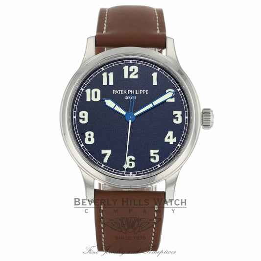 Patek Philippe 42mm Pilots Navy Blue Dial Limited Edition Stainless Steel 5522A-001 EXXWP2 - Beverly Hills Watch