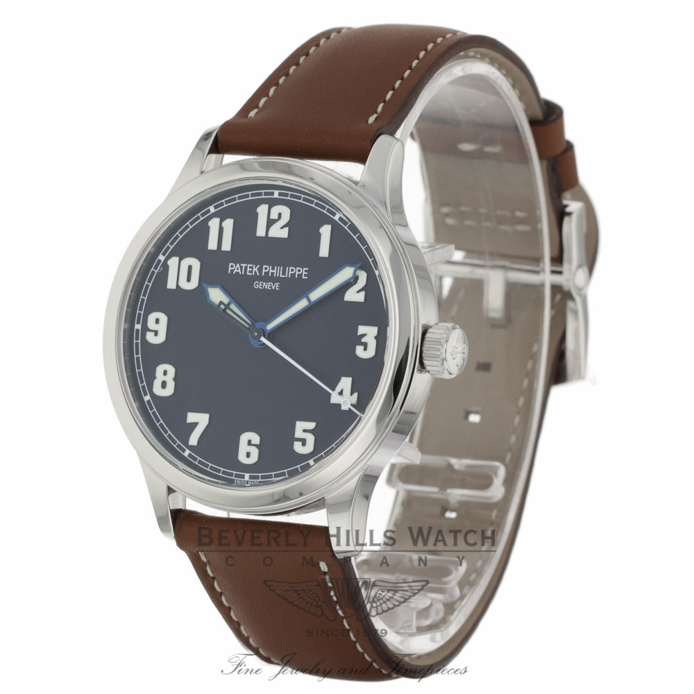 Patek Philippe 42mm Pilots Navy Blue Dial Limited Edition Stainless Steel 5522A-001 EXXWP2 - Beverly Hills Watch