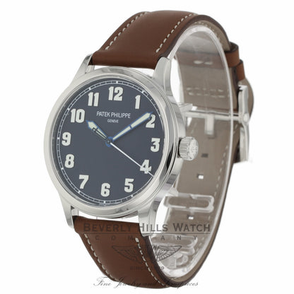 Patek Philippe 42mm Pilots Navy Blue Dial Limited Edition Stainless Steel 5522A-001 EXXWP2 - Beverly Hills Watch