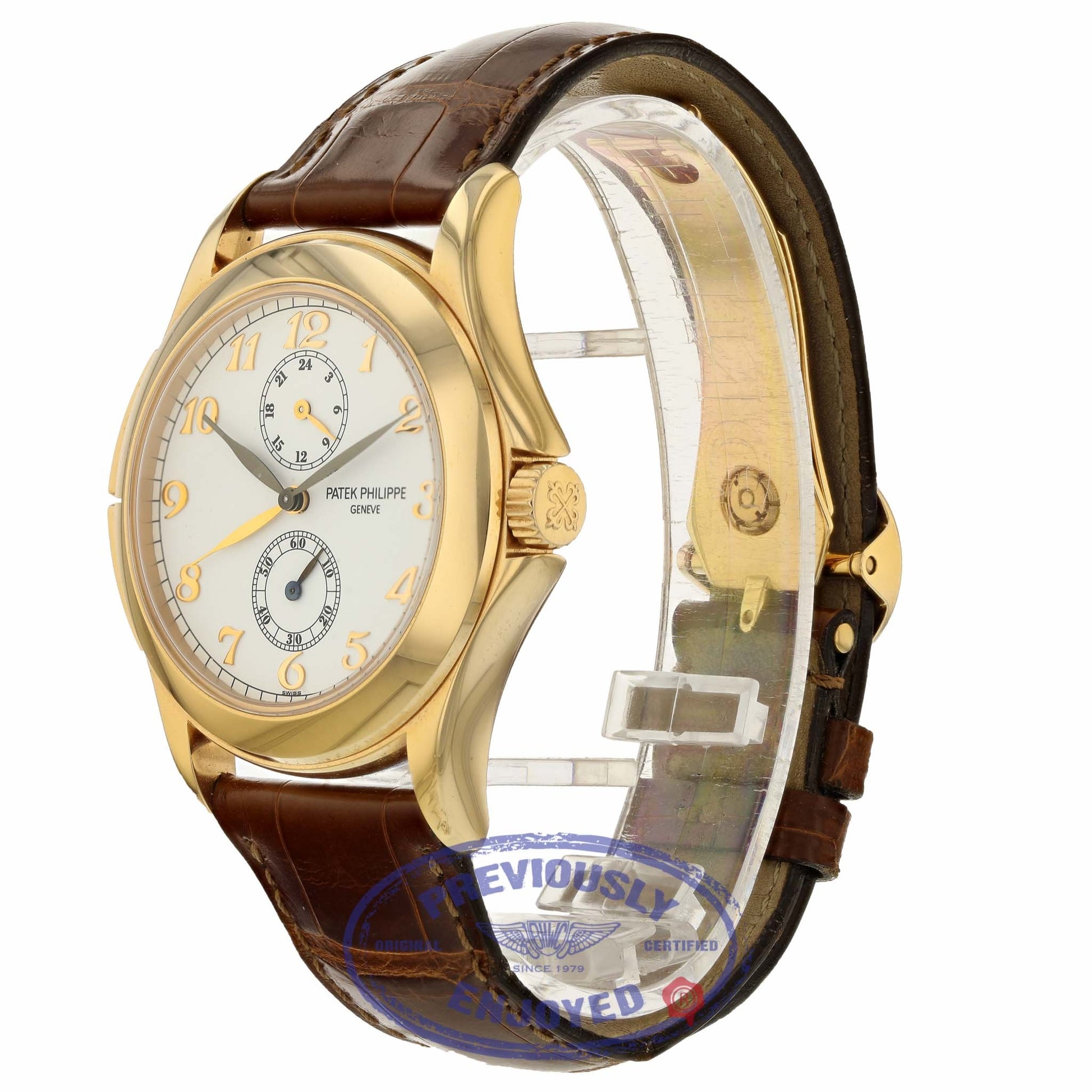 Patek Philippe Travel Time Rose Gold 5134r JJ794D - Beverly Hills Watch Company