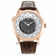 Patek Philippe World Time Rose Gold Slate Grey Dial 5230R-001 QNV9FH - Beverly Hills Watch Company