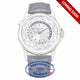 Patek Philippe 39.5mm Complications World Time 18k White Gold 5130G-019 QJ4VJ2 - Beverly Hills Watch