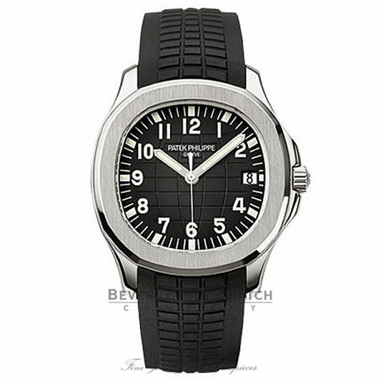 Patek Philippe Aquanaut Automatic Black Dial Stainless Steel 5167A/001 1X3E2H - Beverly Hills Watch