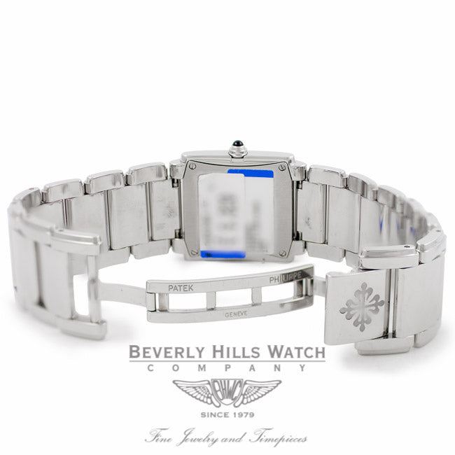 Patek Philippe Twenty-4 Stainless Steel Grey Dial Diamond Markings 4910/10A-011 VJI35T - Beverly Hills Watch Company Watch Store