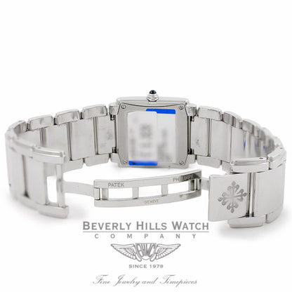 Patek Philippe Twenty-4 Stainless Steel Grey Dial Diamond Markings 4910/10A-011 VJI35T - Beverly Hills Watch Company Watch Store