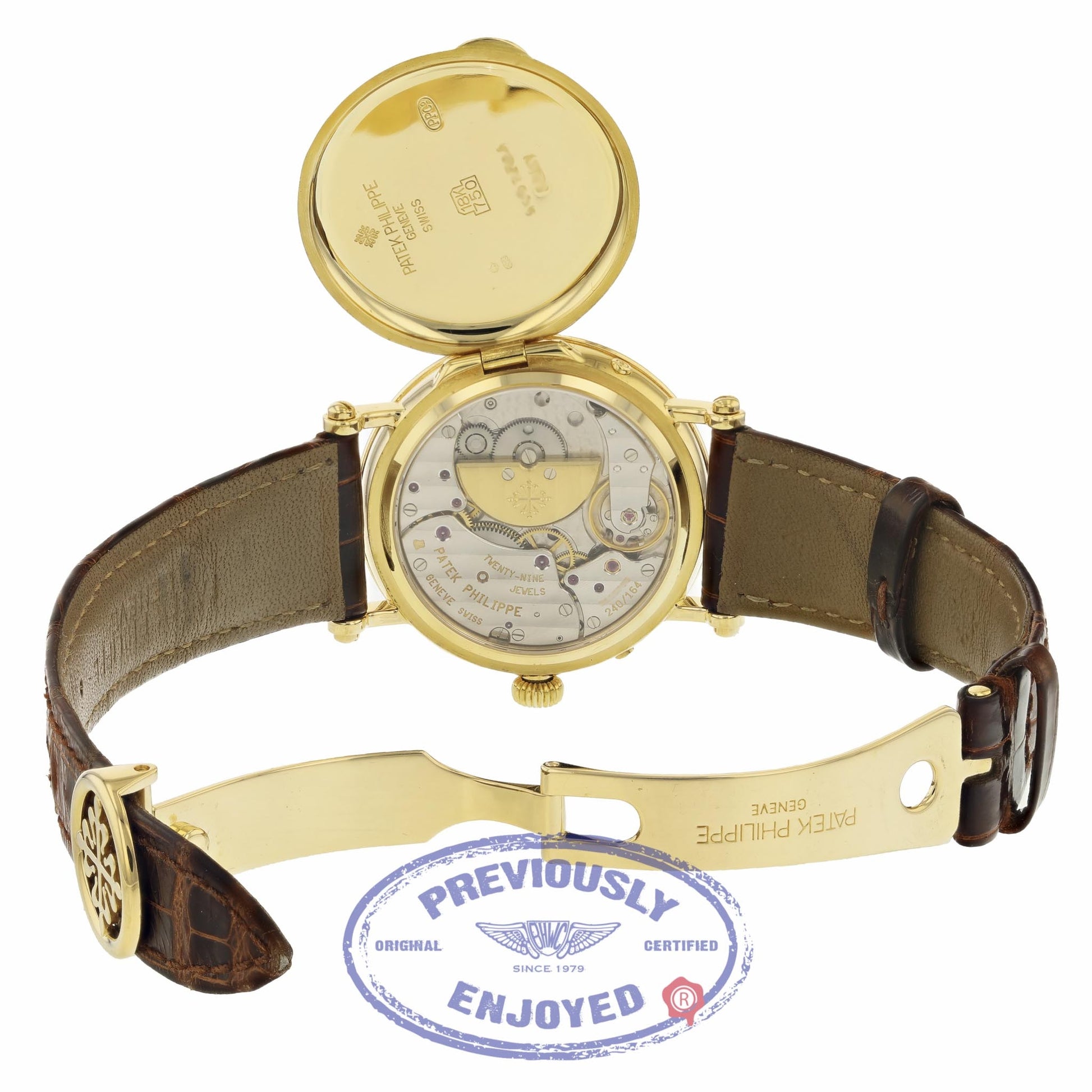 Patek Philippe Power Reserve Moon Phase 36mm Yellow Gold 5054J-001 UH22MY