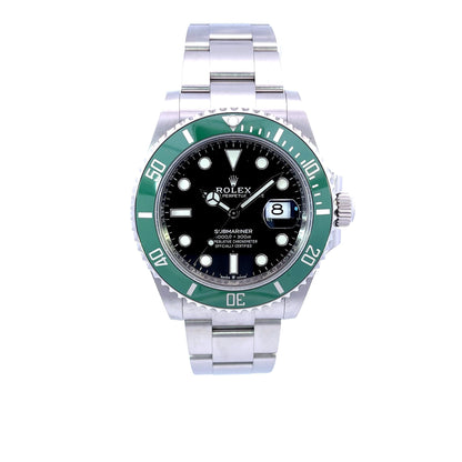 Rolex Submariner Date 41mm Green Ceramic Bezel Stainless Steel 126610LV - Beverly Hills Watch Company