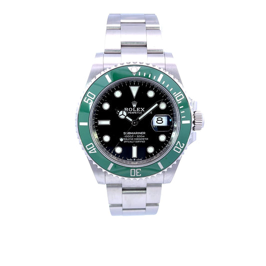 Rolex Submariner Date 41mm Green Ceramic Bezel Stainless Steel 126610LV - Beverly Hills Watch Company