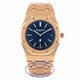 Audemars Piguet Royal Oak 39MM Ultra Thin Rose Gold Blue Dial 15202OR.OO.1240OR.01 - Beverly Hills Watch