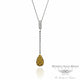 Pendant in 18k White Gold and Sapphires PDW5204DY 1346 - Beverly Hills Watch Company