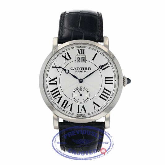 Cartier Rotonde Big Date Collection Privee Mens Watch W1550751 ZC5TZ2