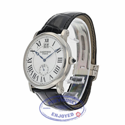 Cartier Rotonde Big Date Collection Privee Mens Watch W1550751 ZC5TZ2