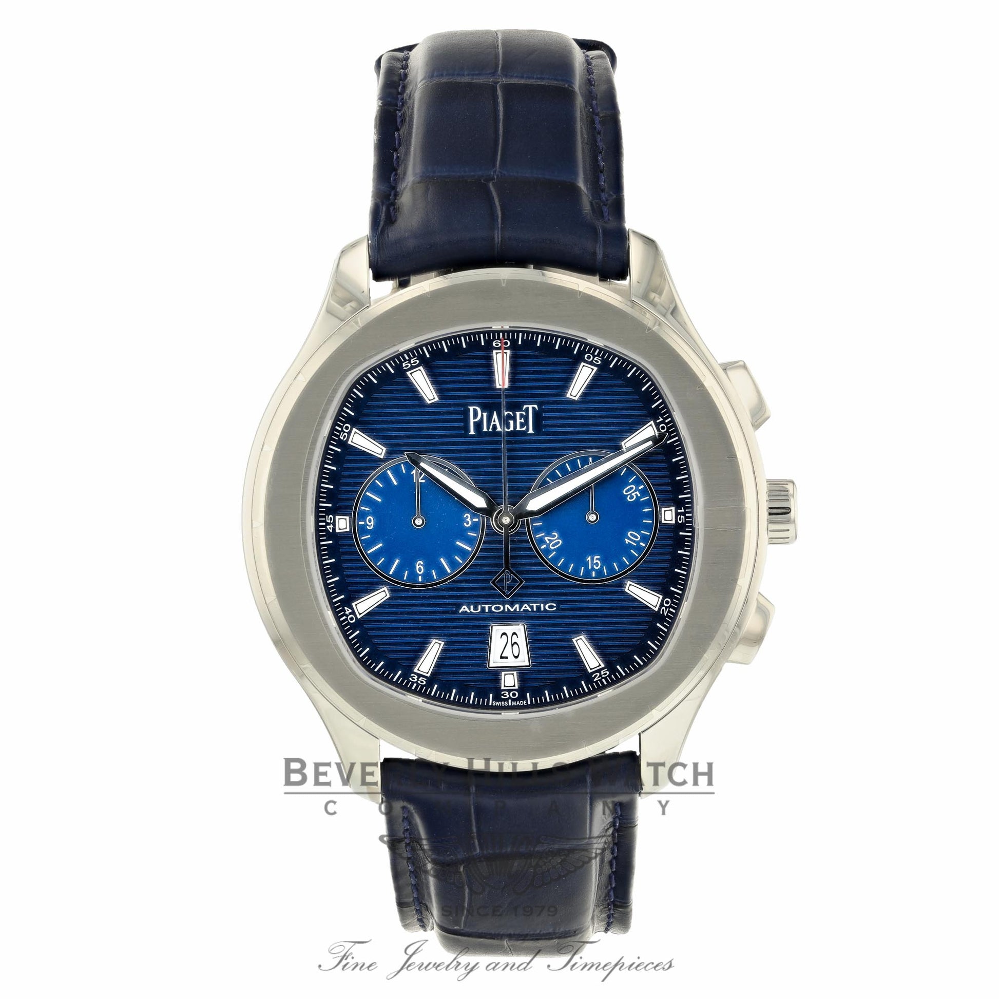 Piaget Polo S Chronograph Stainless Steel Blue Dial G0A43002 9UFU1C