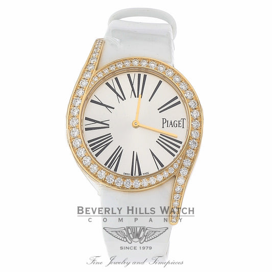 Piaget Limelight Gala 18K Rose Gold Diamond Silver Dial G0A39167 L53N1P - Beverly Hills Watch