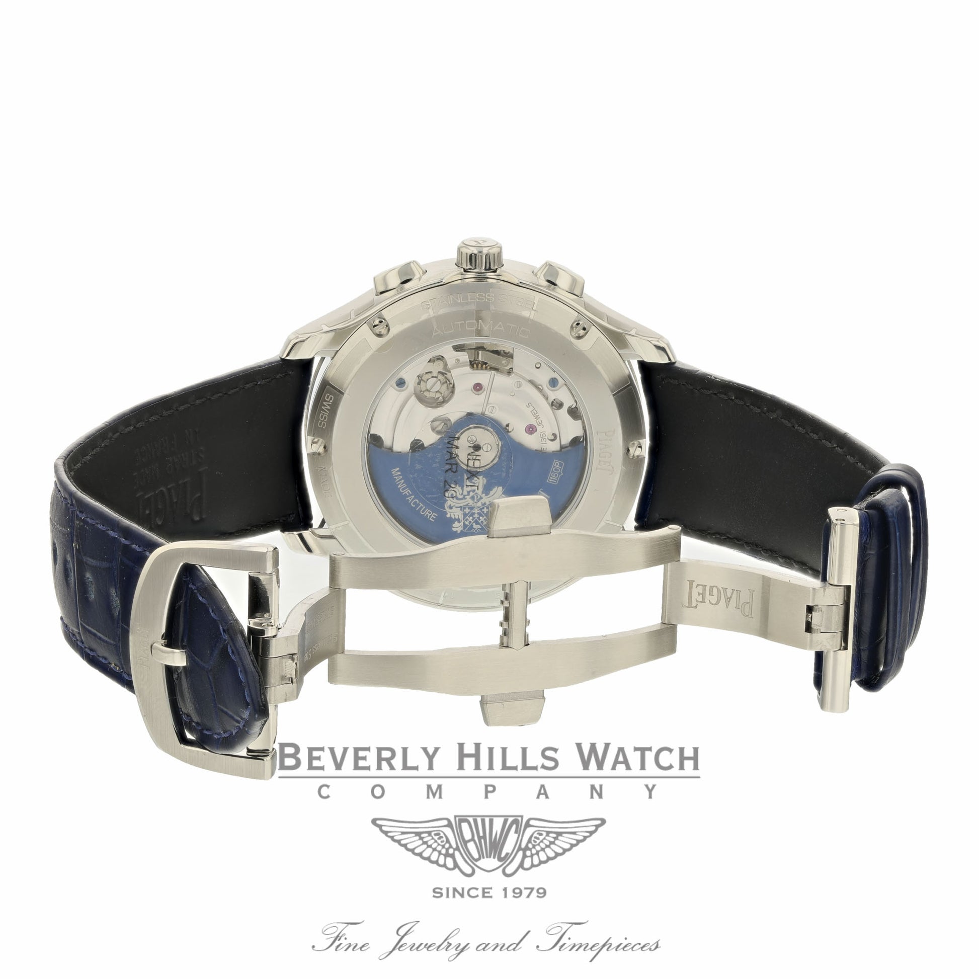 Piaget Polo S Chronograph Stainless Steel Blue Dial G0A43002 9UFU1C