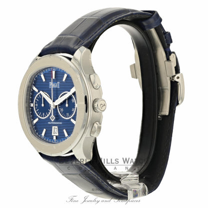 Piaget Polo S Chronograph Stainless Steel Blue Dial G0A43002 9UFU1C