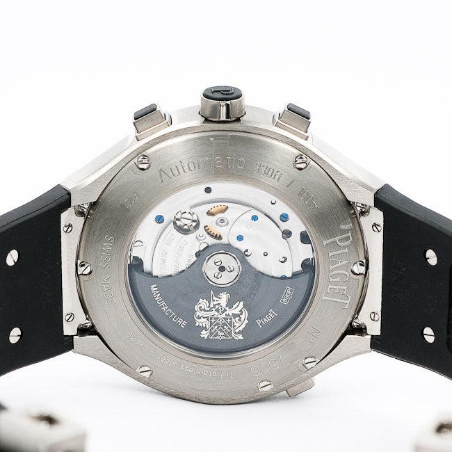 Piaget Protocol Flyback Titanium Skeleton Dial GMT Watch GOA35001 Beverly Hills Watch Company Watches