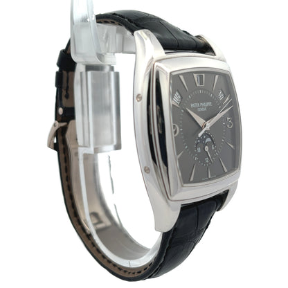 Patek Philippe Gondolo Annual Calendar Calendario Grey Dial 5135g-010 - Beverly Hills Watch Company